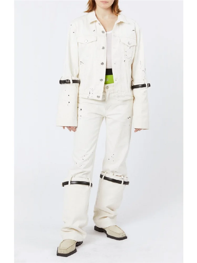 2023 Women's clothing pure cotton high -waisted casual women's jeans y2k clothes new high -quality stitching trousers traf bra
2023 Women's clothing pure cotton high -waisted casual women's jeans y2k clothes new high -quality stitching trousers traf bra