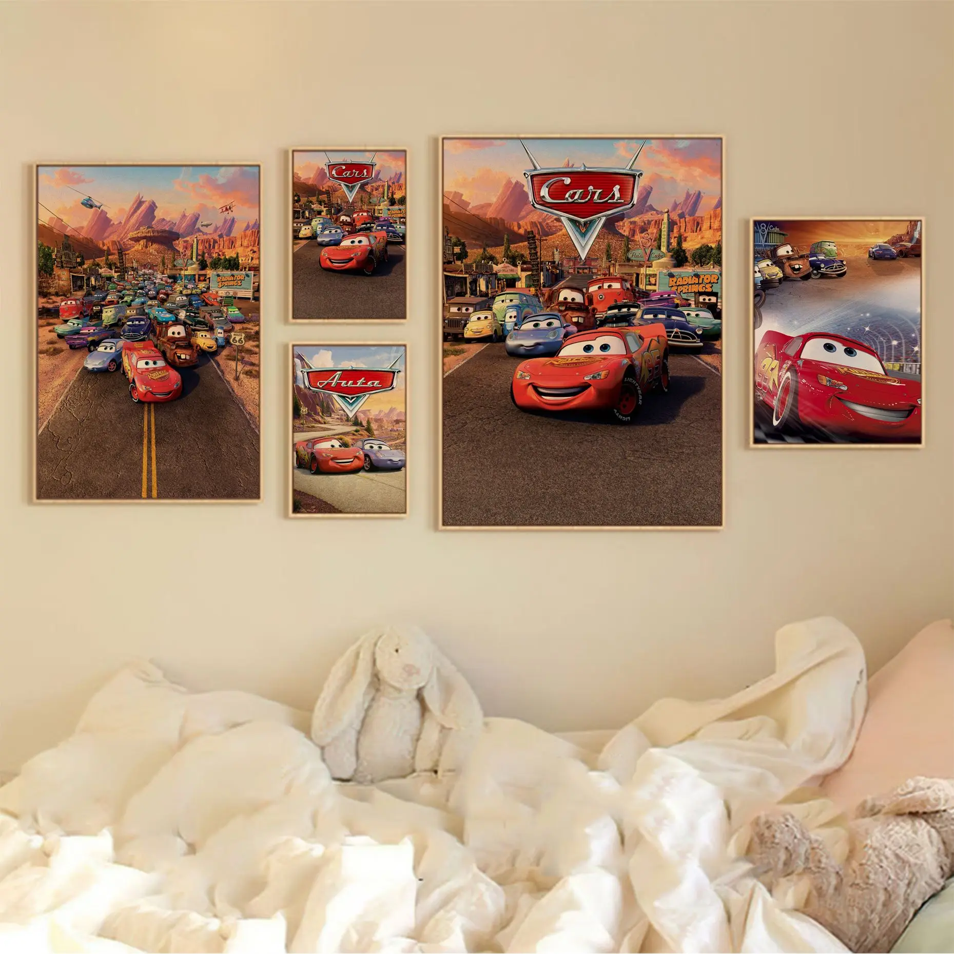 Disney Catoon Cars Lightning McQueen Classic Anime Poster Kraft Paper Prints and Posters Wall decor
Disney Catoon Cars Lightning McQueen Classic Anime Poster Kraft Paper Prints and Posters Wall decor