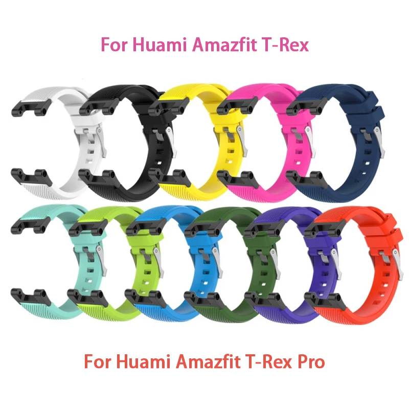 Ремешок сменный для часов Huami Amazfit T-Rex, силиконовый мягкий браслет для Amazfit T-Rex Pro, аксессуары для часов
Ремешок сменный для часов Huami Amazfit T-Rex, силиконовый мягкий браслет для Amazfit T-Rex Pro, аксессуары для часов