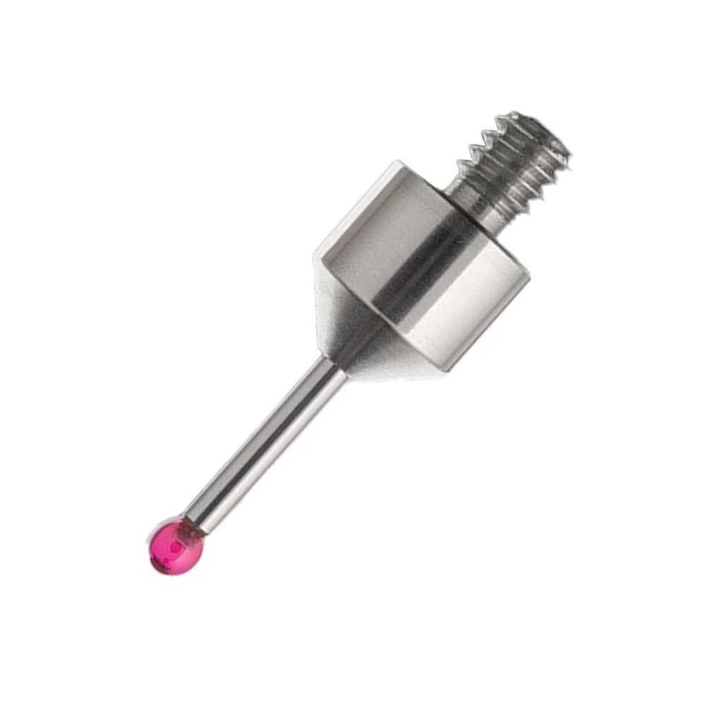 CMM Touch Probe Stylus 3mmTungsten Carbide Tip Red Gemstone Ball M5 Thread 20mm Length BV--M5-5208 Instrument Parts Probe Tool
CMM Touch Probe Stylus 3mmTungsten Carbide Tip Red Gemstone Ball M5 Thread 20mm Length BV--M5-5208 Instrument Parts Probe Tool