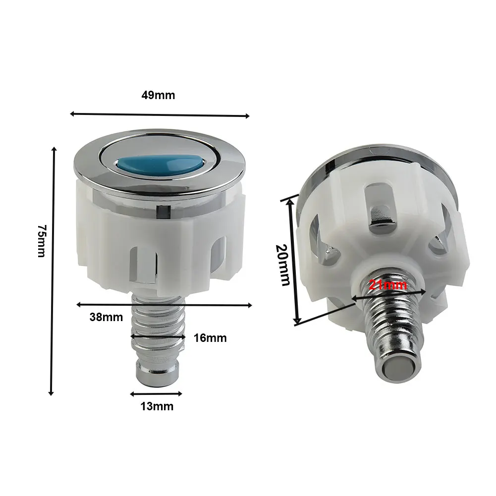 Toilet Push Button Double Flush Mode Water Saving Water Pumping Tank Button Antirust Closestool Part Replacement Plastics
Toilet Push Button Double Flush Mode Water Saving Water Pumping Tank Button Antirust Closestool Part Replacement Plastics