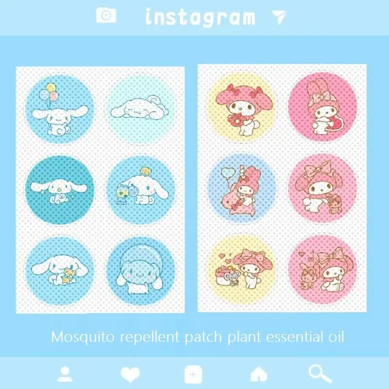 Kawaii Sanrio аниме My Melody Kuromi Cinnamoroll нетканый антибликовый растительный эфирное масло антимоскитный артефакт 
Kawaii Sanrio аниме My Melody Kuromi Cinnamoroll нетканый антибликовый растительный эфирное масло антимоскитный артефакт