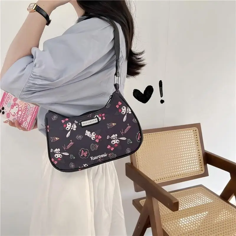 Anime Kawaii Sanrio Kuromi Hello Kitty My Melody Cute Cartoon Ladies Handbag New High-Value Shoulder Bag Japanese All-Match
Anime Kawaii Sanrio Kuromi Hello Kitty My Melody Cute Cartoon Ladies Handbag New High-Value Shoulder Bag Japanese All-Match