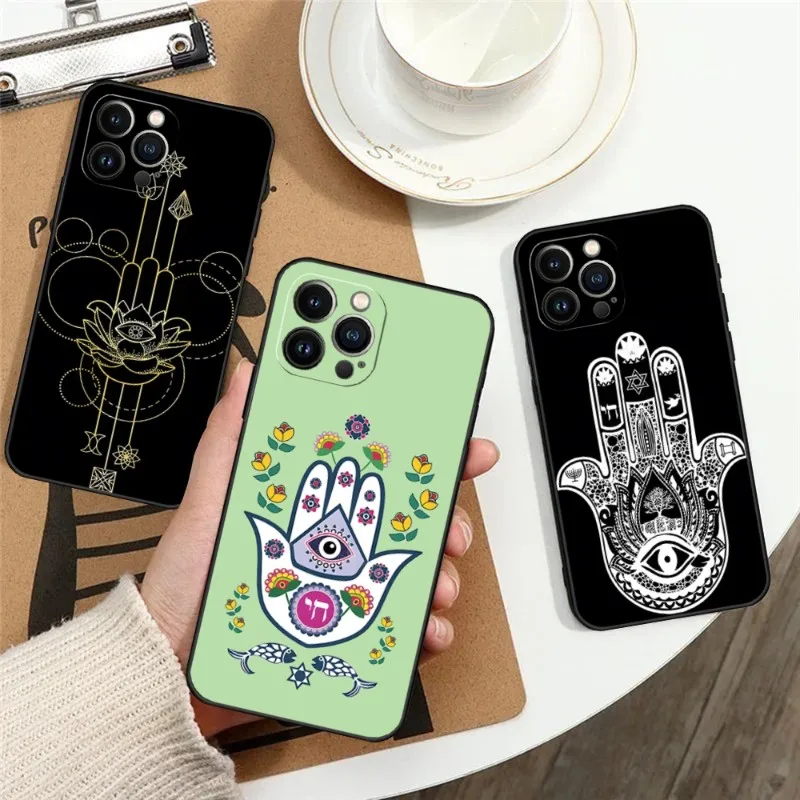Hamsa Hand Of Fatima Art Phone Case For Iphone 13 Pro Max 14 Mini 11 12 Xr X Xs 6s 6 7 8 Plus Luxury Silicone Soft Back Cover
Hamsa Hand Of Fatima Art Phone Case For Iphone 13 Pro Max 14 Mini 11 12 Xr X Xs 6s 6 7 8 Plus Luxury Silicone Soft Back Cover