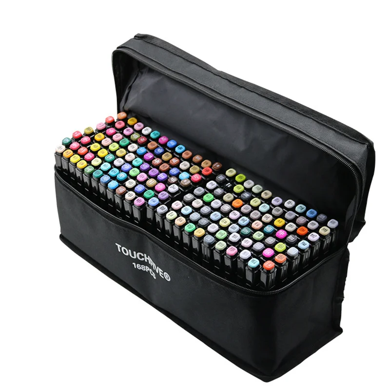 Touchfive Dual Tips Art Sketch Twin Marker Pens 30 40 60 80 168 Colors Alcohol Based Ink Art Markers for Student and Designer
Touchfive Dual Tips Art Sketch Twin Marker Pens 30 40 60 80 168 Colors Alcohol Based Ink Art Markers for Student and Designer