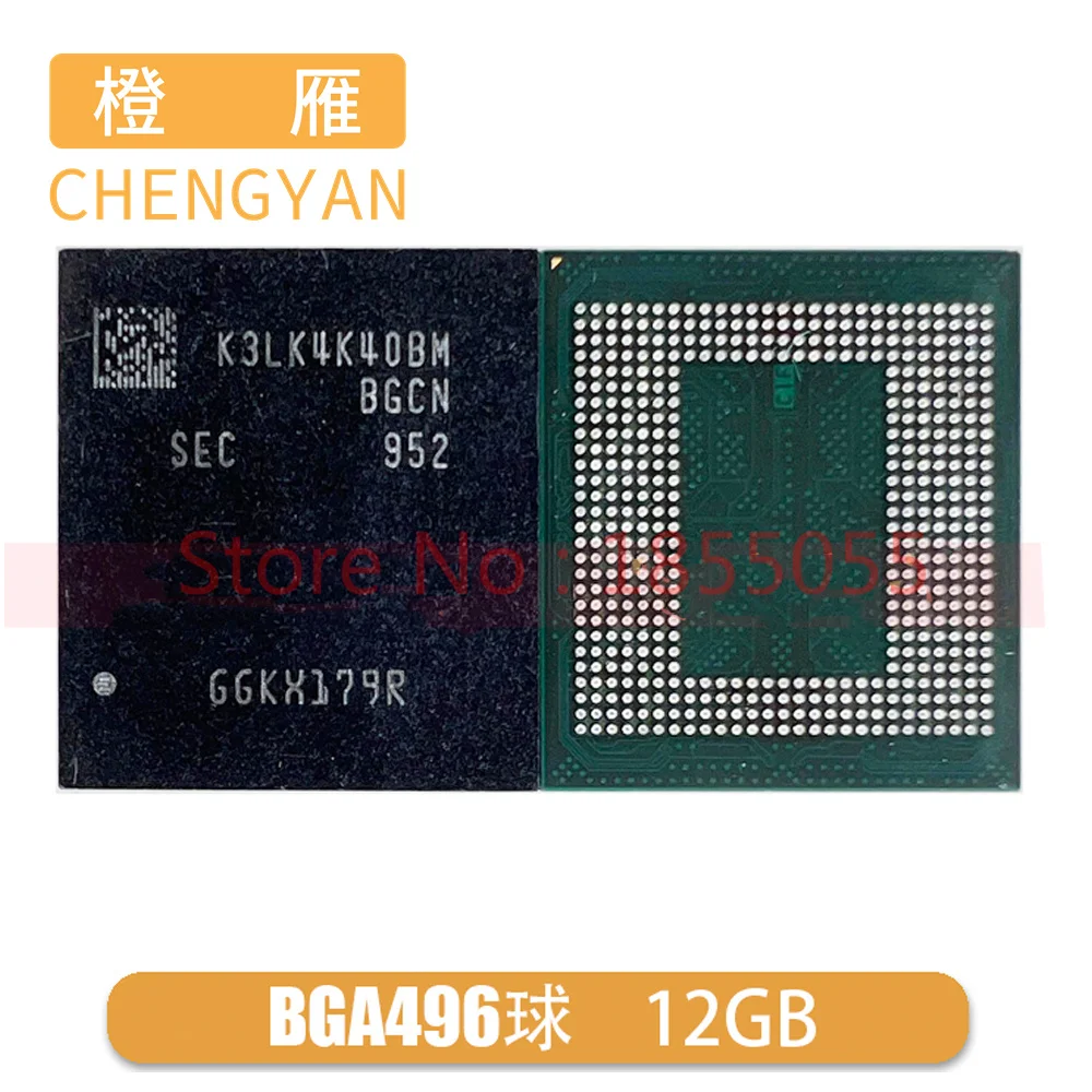 old tested well and new K3LK4K40BM-BGCN K3LK4K40BM BGCN 12G for K3LK4K40BM-BGCN 865 LPDDR
old tested well and new K3LK4K40BM-BGCN K3LK4K40BM BGCN 12G for K3LK4K40BM-BGCN 865 LPDDR