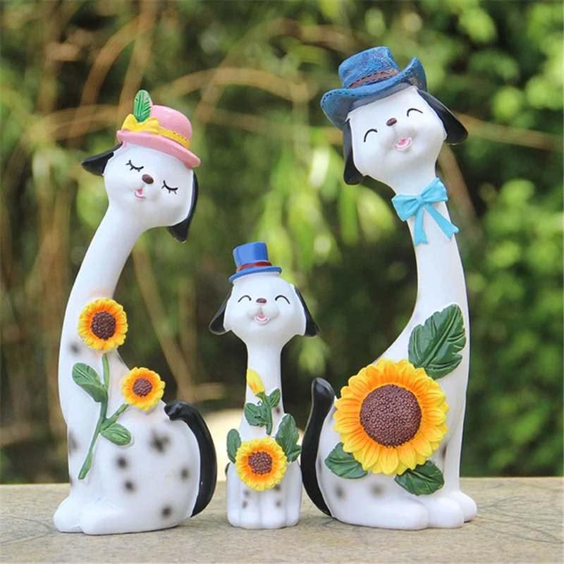 Nordic 3Pcs/Lot Resin Little Milk Dog Figurines Home Decoration Furnishings Office Desktop Animal Statues Living Room Ornaments
Nordic 3Pcs/Lot Resin Little Milk Dog Figurines Home Decoration Furnishings Office Desktop Animal Statues Living Room Ornaments