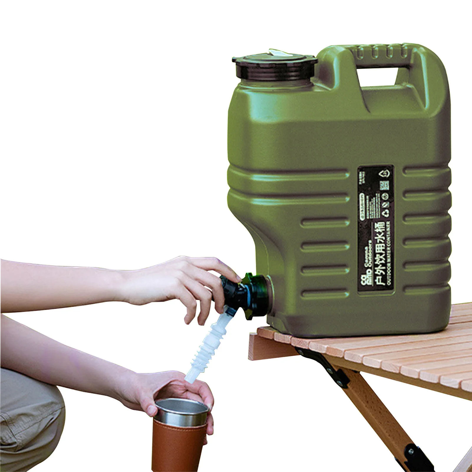 12L Camping Water Container Water Storage With Handle Hose Spout Outdoor Water Storage Carrier Jug For Hiking Grilling
12L Camping Water Container Water Storage With Handle Hose Spout Outdoor Water Storage Carrier Jug For Hiking Grilling