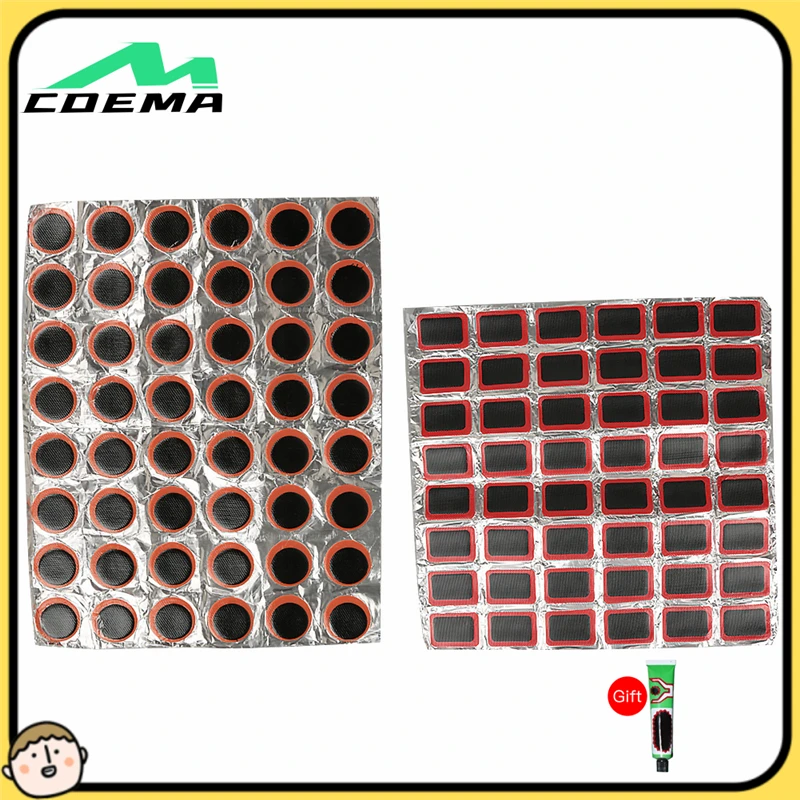 48 шт., 25 мм, круглые/квадратные наклейки для ремонта велосипедных шин 
48 шт., 25 мм, круглые/квадратные наклейки для ремонта велосипедных шин