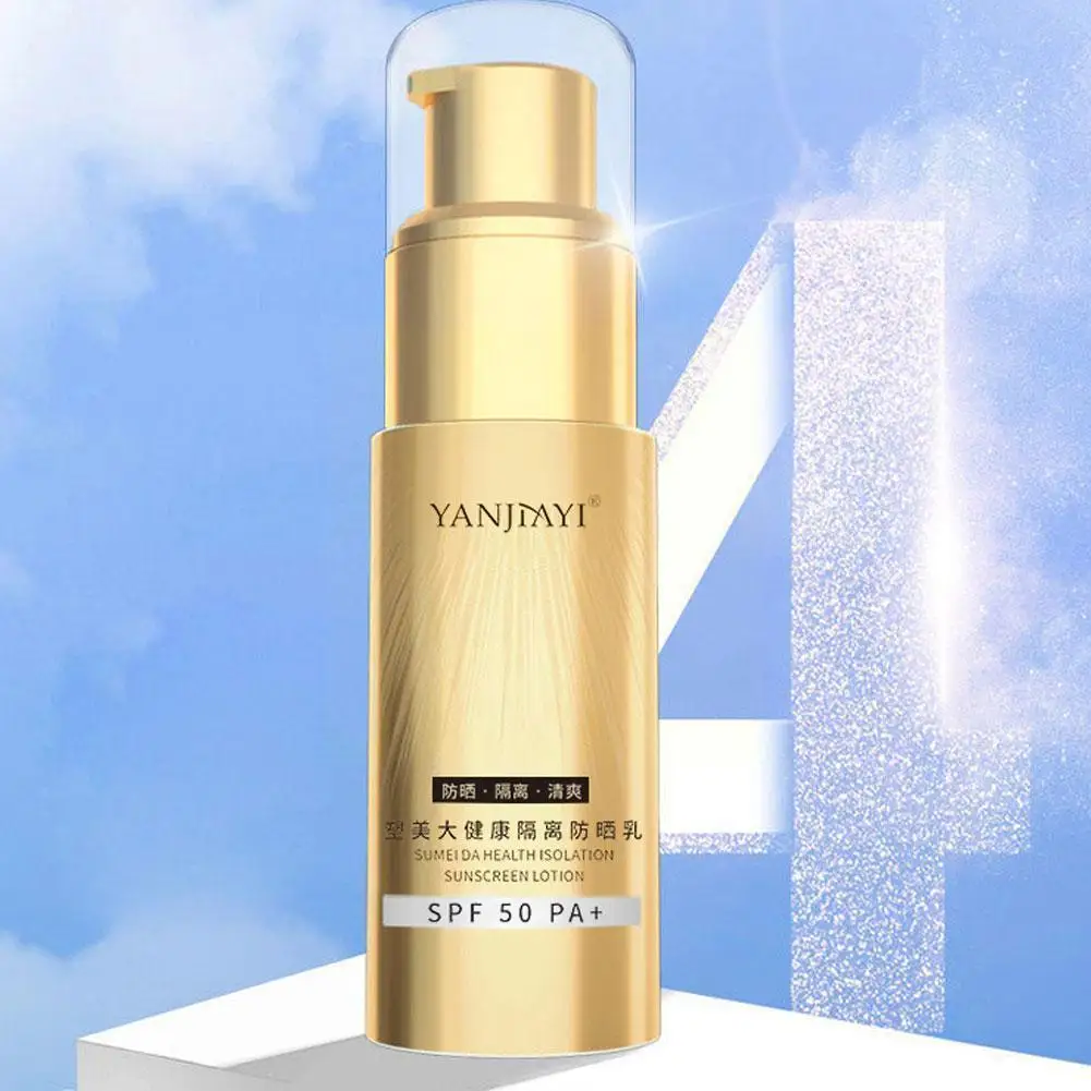 

40ML Sunscreen Cream Protector Facial Sun Block Spf50 Bleaching Isolation Facial Cream Gel Creams Moisturizer Lotion Whiten N5D3