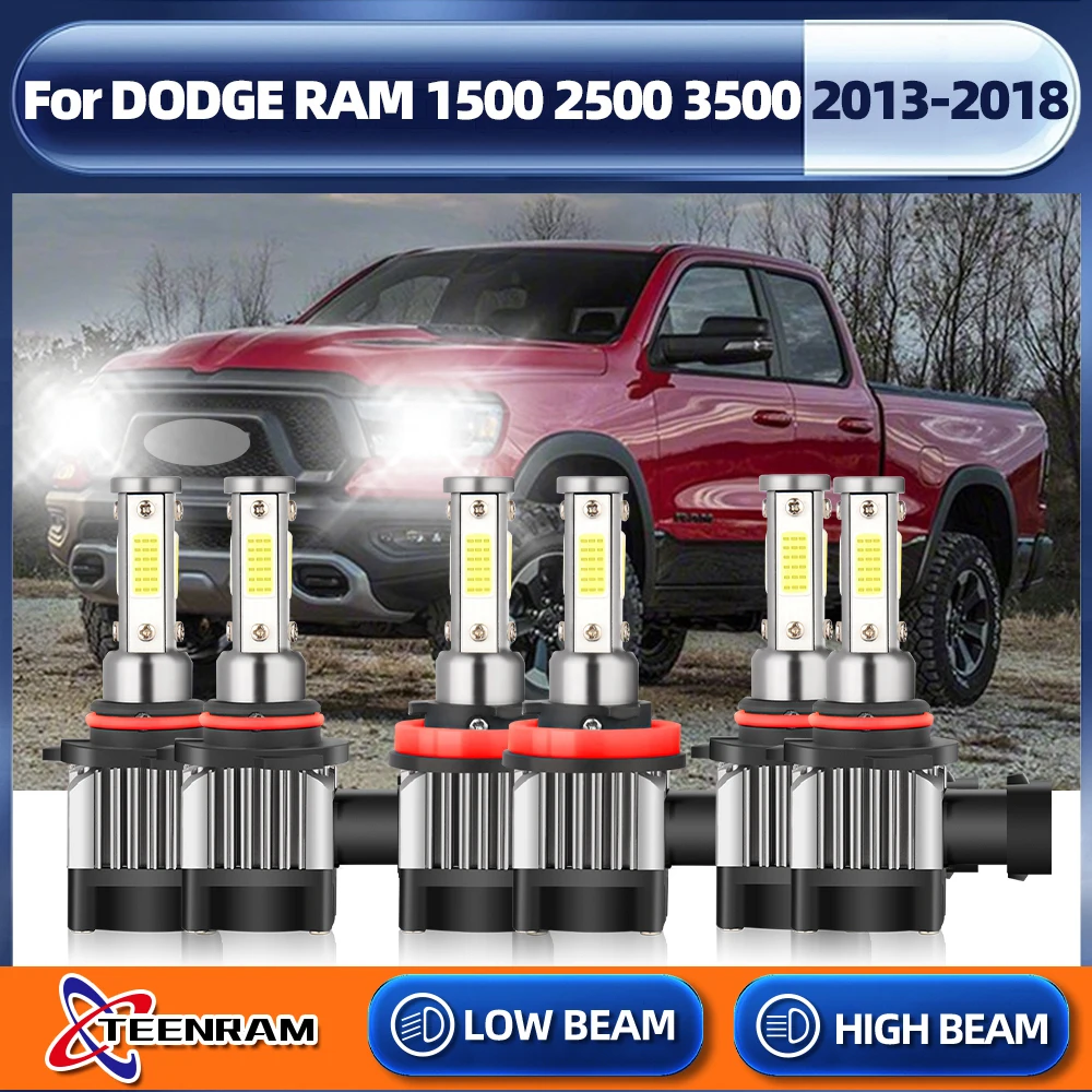 6PCS LED Light H11 HB3 9005 Lamp Car Headlight Bulbs Auto Fog Light 6000K For DODGE RAM 1500 2500 3500 2013-2015 2016 2017 2018
6PCS LED Light H11 HB3 9005 Lamp Car Headlight Bulbs Auto Fog Light 6000K For DODGE RAM 1500 2500 3500 2013-2015 2016 2017 2018