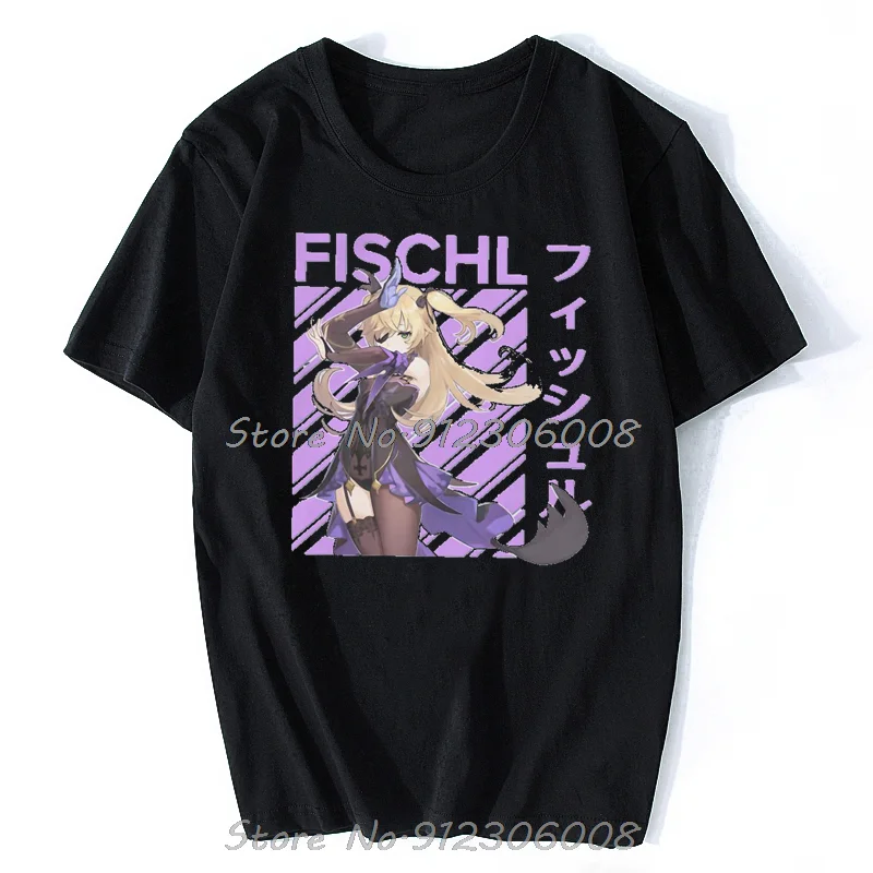 Fischl T-Shirt Girls Genshin Impact Game Paimon Childe Tees Style Lady T Shirt Men Anime Tshirt Streetwear Harajuku 
Fischl T-Shirt Girls Genshin Impact Game Paimon Childe Tees Style Lady T Shirt Men Anime Tshirt Streetwear Harajuku