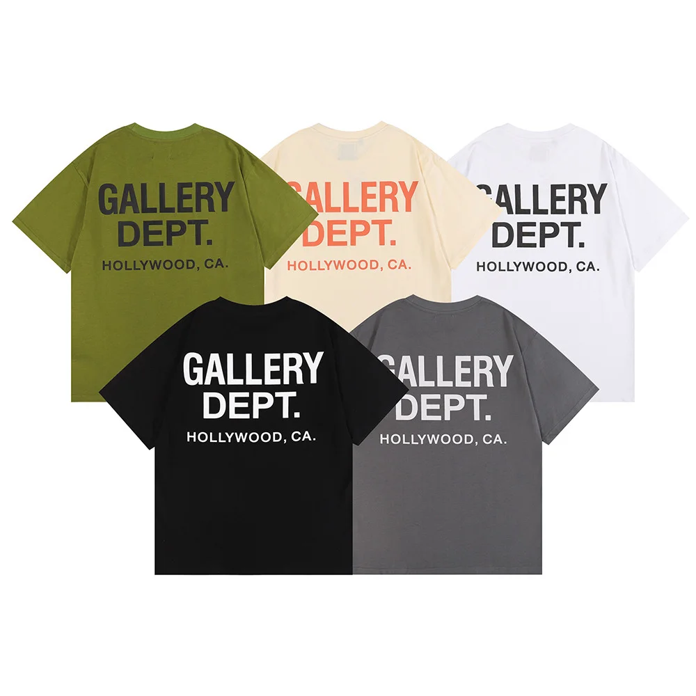 Gallery Dept Men T-shirts Classic Letter Slogan Print Hip Hop Men's and Women's Tshirts Crewneck Casual Short Sleeve Tops Tees
Gallery Dept Men T-shirts Classic Letter Slogan Print Hip Hop Men's and Women's Tshirts Crewneck Casual Short Sleeve Tops Tees