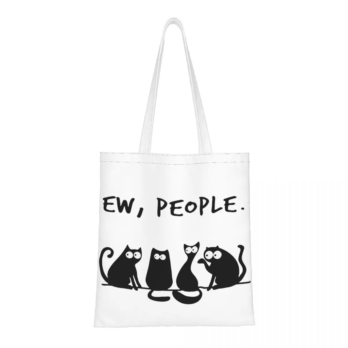 Ew People Cats Harajuku Shoulder Bag Female Tote Bag Aesthetic Pet Kitten Love Meow Animal Cute Funny Large Capacity Canvas Tote
Ew People Cats Harajuku Shoulder Bag Female Tote Bag Aesthetic Pet Kitten Love Meow Animal Cute Funny Large Capacity Canvas Tote