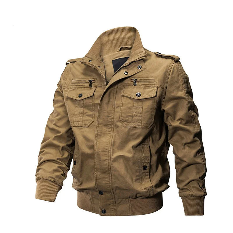 Tactical Military Jackets Men Spring Autumn Winter Pilot Jackets Army Cotton Coat Fashion Casual Cargo Slim Fit Clothes Hiking
Tactical Military Jackets Men Spring Autumn Winter Pilot Jackets Army Cotton Coat Fashion Casual Cargo Slim Fit Clothes Hiking