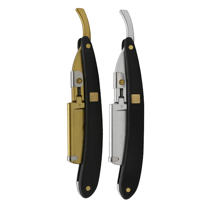 Ebony Men Shaving Barber Tools Manual Blade Razor Shaving Head Stainless Steel Scraper Vintage Folding Knife Holder
Ebony Men Shaving Barber Tools Manual Blade Razor Shaving Head Stainless Steel Scraper Vintage Folding Knife Holder