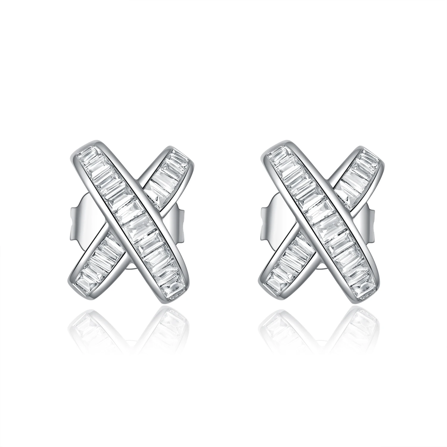 OTIY Real 18K Solid White Gold Natrual Diamond 0.20ct Letter X Stud Earrings Gifted For Women Advanced Wedding Party Au750
OTIY Real 18K Solid White Gold Natrual Diamond 0.20ct Letter X Stud Earrings Gifted For Women Advanced Wedding Party Au750