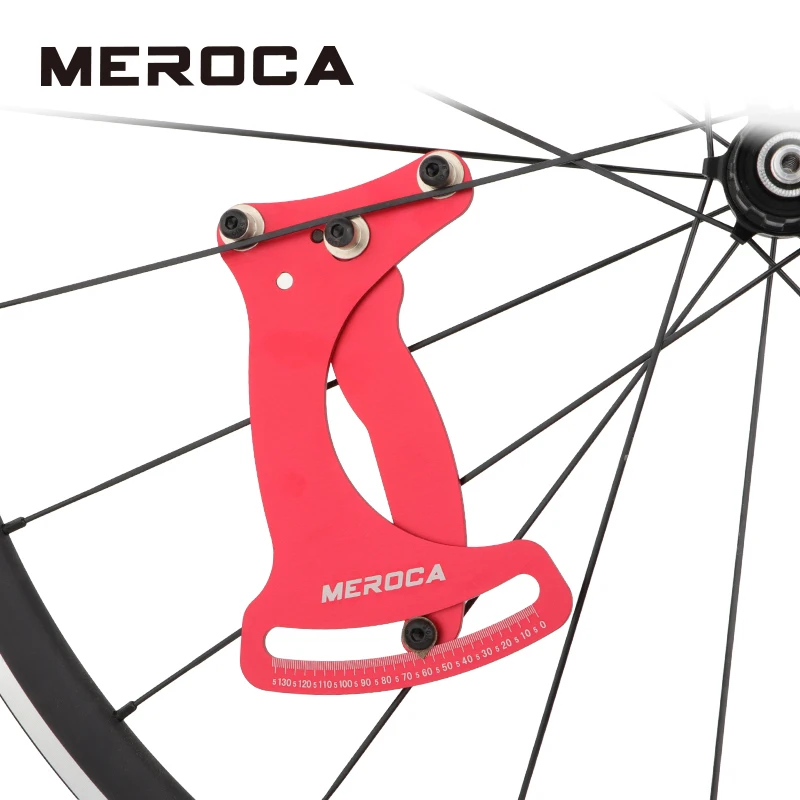 

MEROCA Bicycle Spoke Tension Meter Rim Spoke Wrench Wheel Radius Strength Checker Aero Circular Ray Indicator Accurate TooI