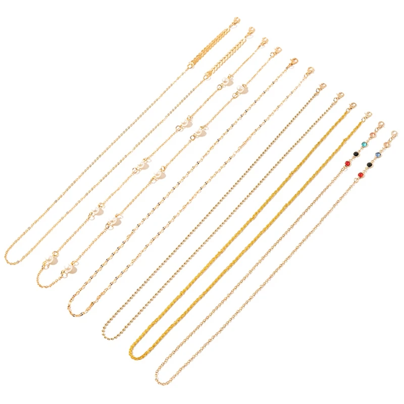 6 шт., Женский шнурок для очков, для чтения
6 шт., Женский шнурок для очков, для чтения