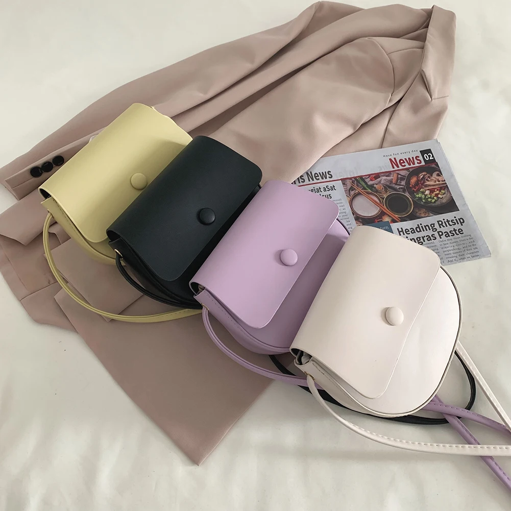 Solid Color PU Leather Women Saddle Bags Exquisite Female Messenger Satchel Shoulder Bags Women Birthday Gifts
Solid Color PU Leather Women Saddle Bags Exquisite Female Messenger Satchel Shoulder Bags Women Birthday Gifts