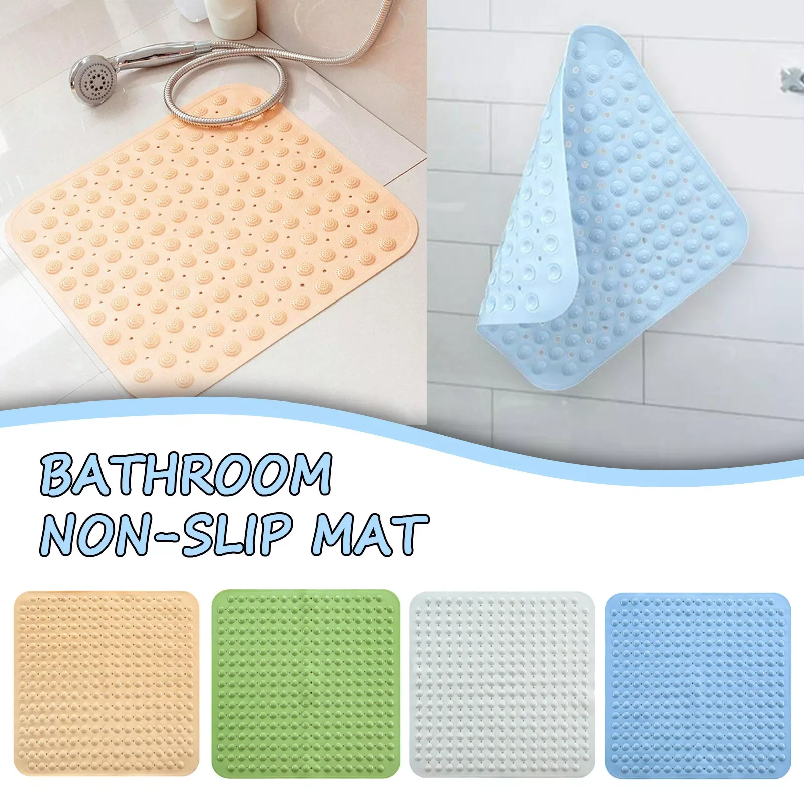 2022 PVC Bathroom Non-slip Mat Round Silicone Non-Slip Shower Massage Mat Suction Pad Shower Mat Massage Particles Foot Pad
2022 PVC Bathroom Non-slip Mat Round Silicone Non-Slip Shower Massage Mat Suction Pad Shower Mat Massage Particles Foot Pad