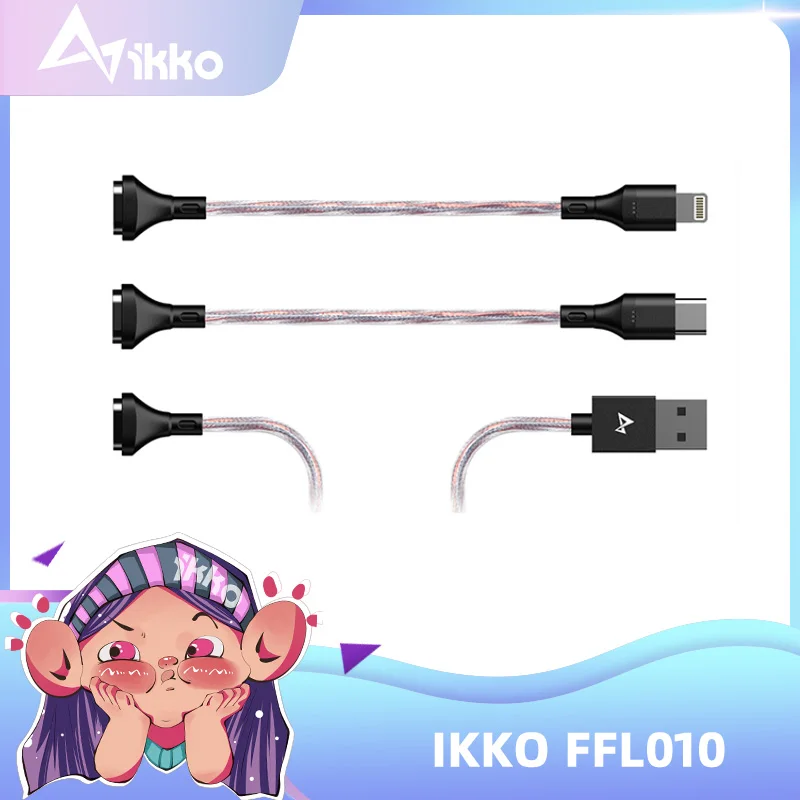 iKKO Arc FFL010 Magnetic Upgraded Cable, Three Different Cables for DAC Audio Hifi Amplifier, Matches All ITM Series
iKKO Arc FFL010 Magnetic Upgraded Cable, Three Different Cables for DAC Audio Hifi Amplifier, Matches All ITM Series