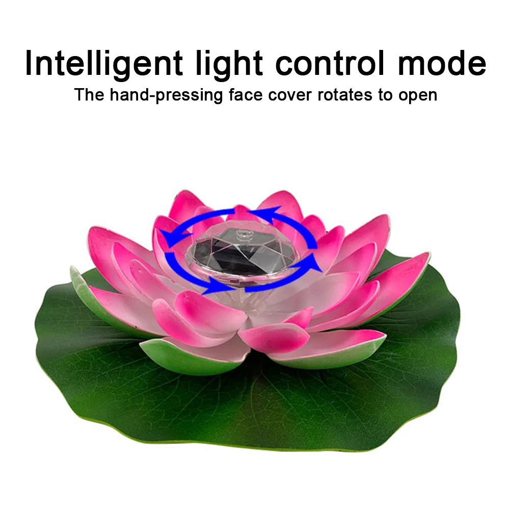 Ponds Color Changing Landscape Energy Saving Swimming Pool Home Solar Power Light Artificial Floating Lotus Outdoor Waterproof
Ponds Color Changing Landscape Energy Saving Swimming Pool Home Solar Power Light Artificial Floating Lotus Outdoor Waterproof