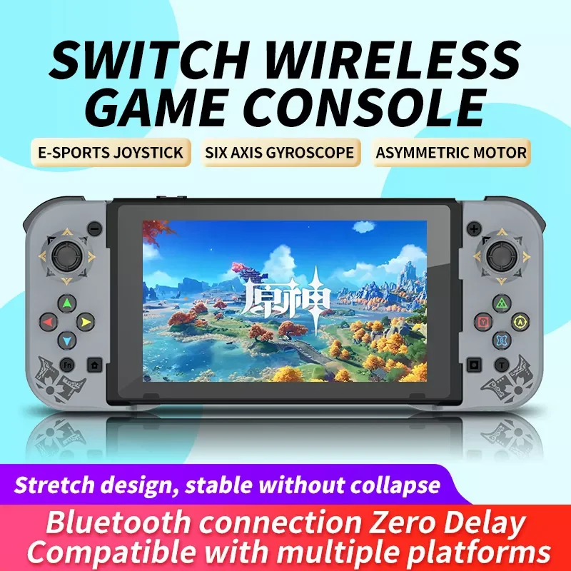 NEW2023 Bluetooth- 5.0 Joystick Gamepads 6-axis Gyroscope Game Controller Dual Vibration Motor for PUBG Mobile for IOS Android
NEW2023 Bluetooth- 5.0 Joystick Gamepads 6-axis Gyroscope Game Controller Dual Vibration Motor for PUBG Mobile for IOS Android