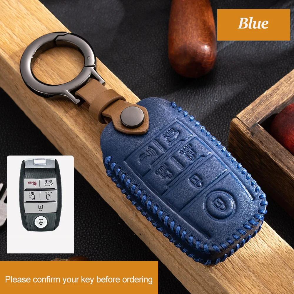Genuine Leather Car Key Case Cover Fob Shell for Kia Sedona Grand Carnival 2015 2019
Genuine Leather Car Key Case Cover Fob Shell for Kia Sedona Grand Carnival 2015 2019