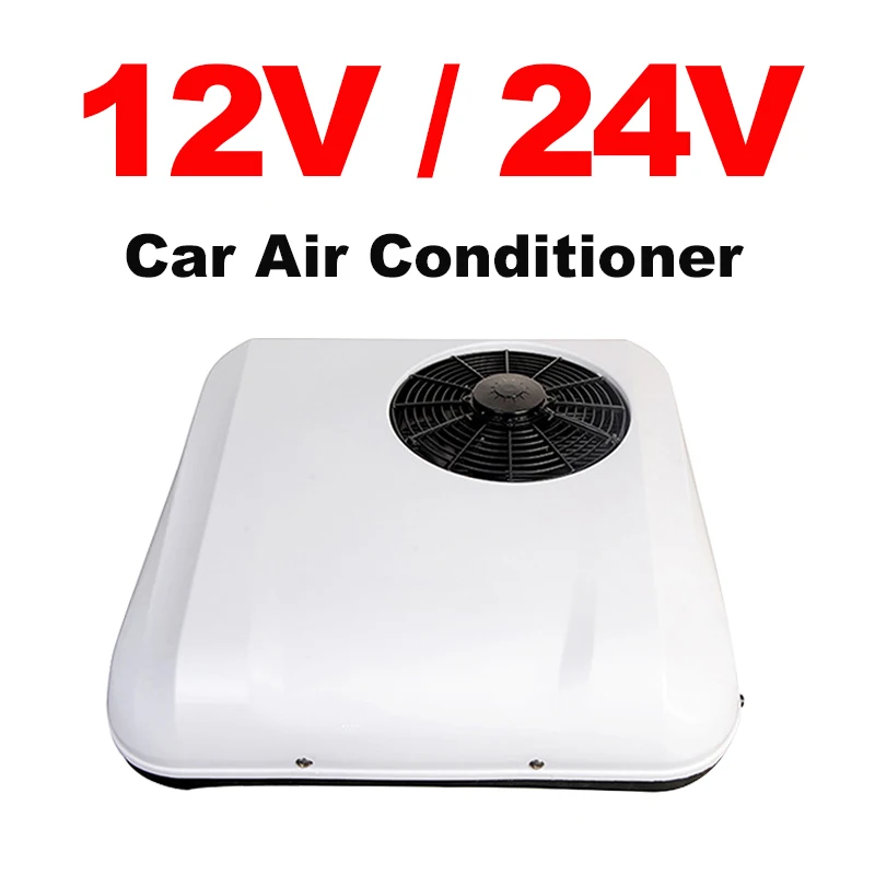 

2PCS 72V Truck Overhead Car Air Conditioner Heating Cooling Top-Mounted Parking Air Conditioner Integrated Machine for Vehicles