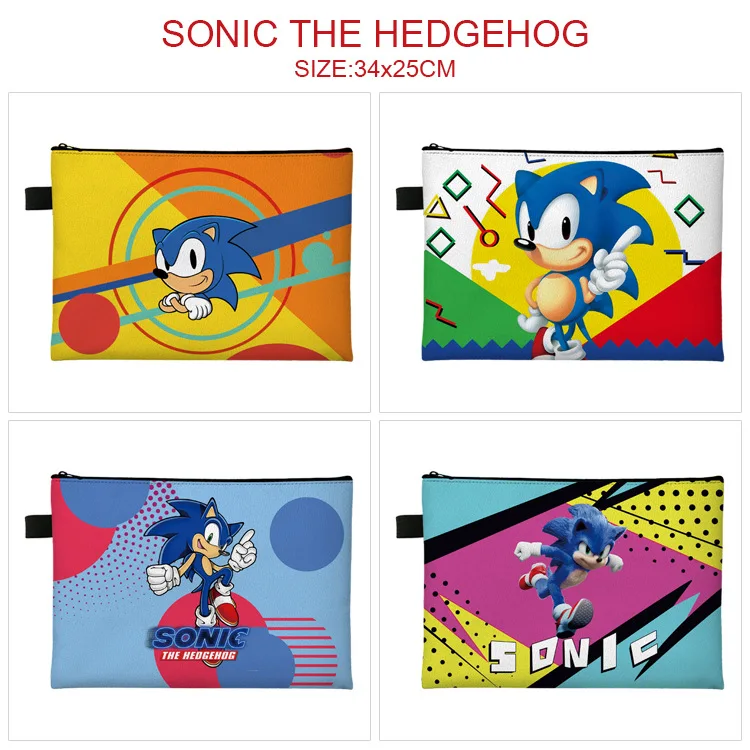 Anime Sonic Peripheral File Bag Cartoon Anime Full Color File Bag Information Bag Zipper Test Paper Stationery Storage Bag
Anime Sonic Peripheral File Bag Cartoon Anime Full Color File Bag Information Bag Zipper Test Paper Stationery Storage Bag