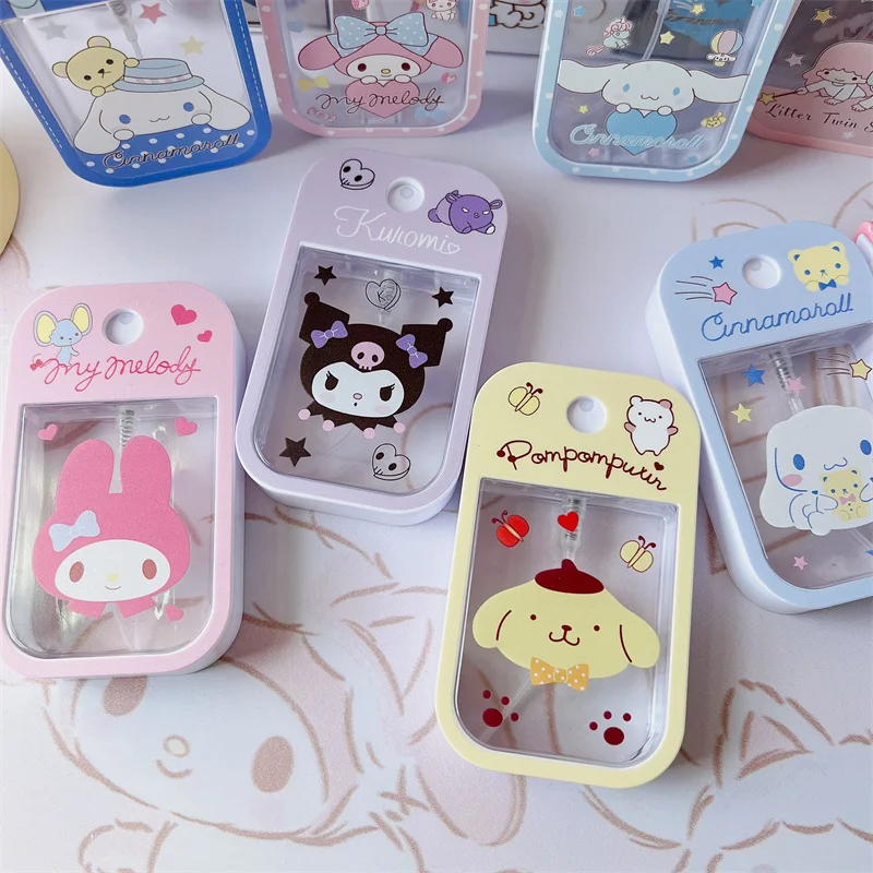 45ML Sanrio Plastic Dispensed Spray Bottle Kawaii HelloKitty Cinnamoroll My Melody ABS Anime Travel Portable Pendant Girl Gift
45ML Sanrio Plastic Dispensed Spray Bottle Kawaii HelloKitty Cinnamoroll My Melody ABS Anime Travel Portable Pendant Girl Gift