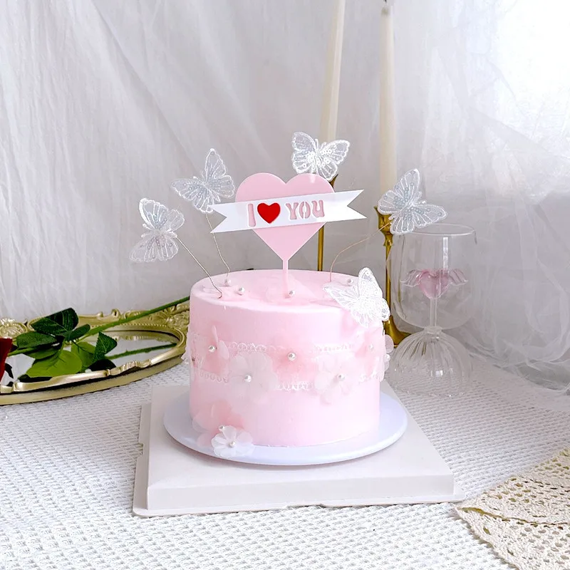 Color Butterfly Girl Birthday Cake Topper Wedding Decor Bear Heart Clouds Acrylic Pearl Flowers Valentine's Day Baking Supplies
Color Butterfly Girl Birthday Cake Topper Wedding Decor Bear Heart Clouds Acrylic Pearl Flowers Valentine's Day Baking Supplies