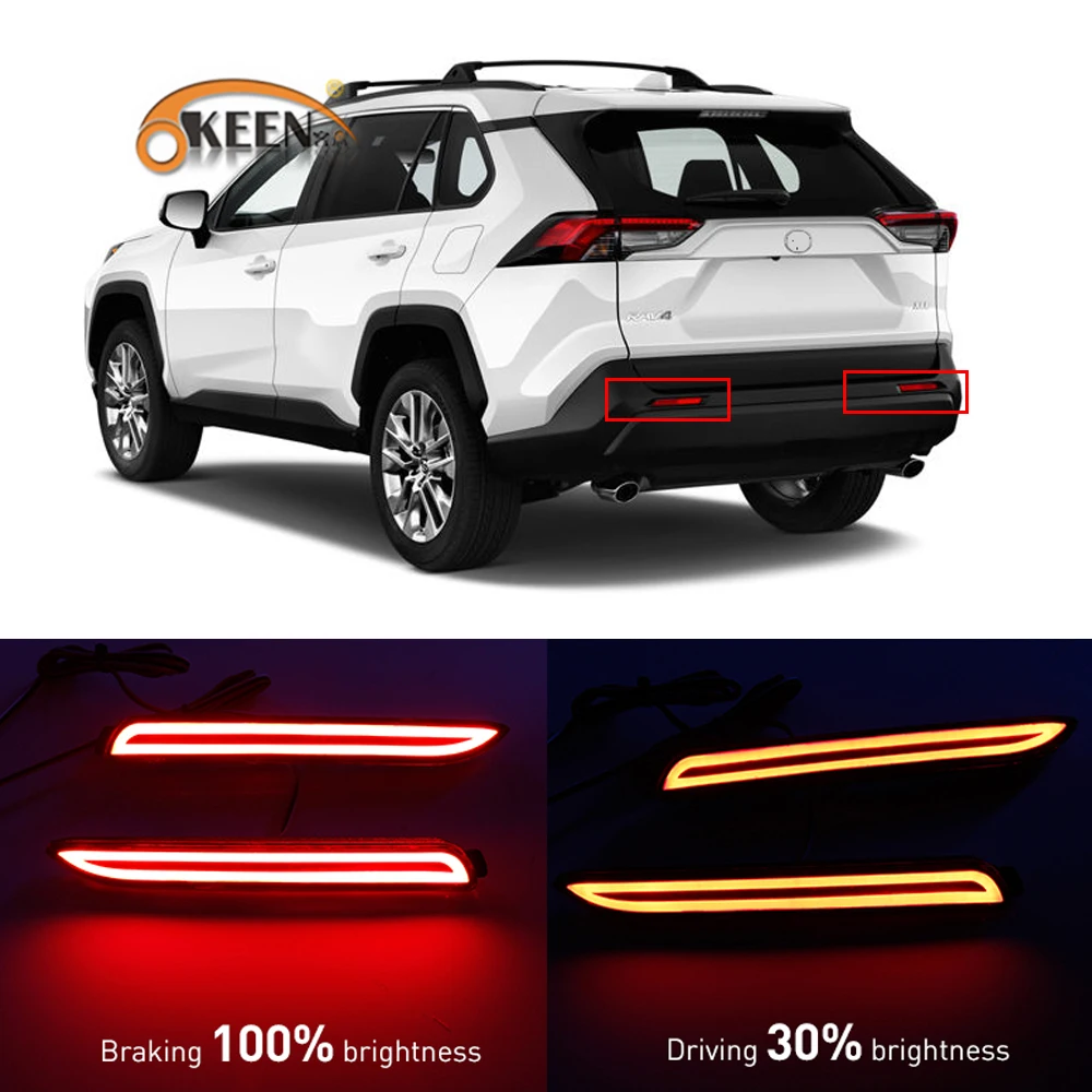 2PCS For Toyota RAV 4 RAV4 2019 2020 Led Rear Bumper Light Car Tail Light LED Fog Lamp Auto Brake Driving Tail Light
2PCS For Toyota RAV 4 RAV4 2019 2020 Led Rear Bumper Light Car Tail Light LED Fog Lamp Auto Brake Driving Tail Light