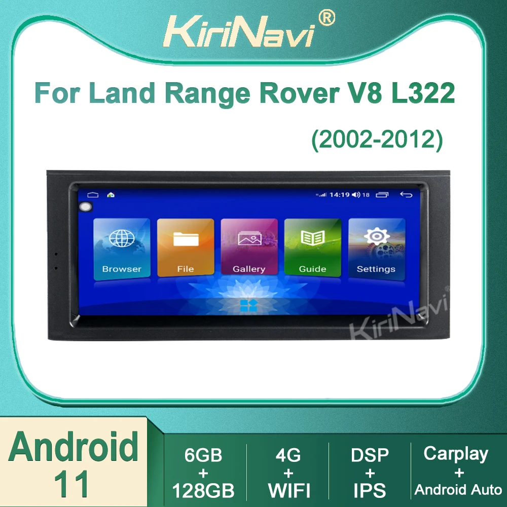 Kirinavi For Land Range Rover V8 L322 2002-2012 Android 11 Auto Navigation GPS Car Radio DVD Multimedia Video Player Stereo 4G
Kirinavi For Land Range Rover V8 L322 2002-2012 Android 11 Auto Navigation GPS Car Radio DVD Multimedia Video Player Stereo 4G