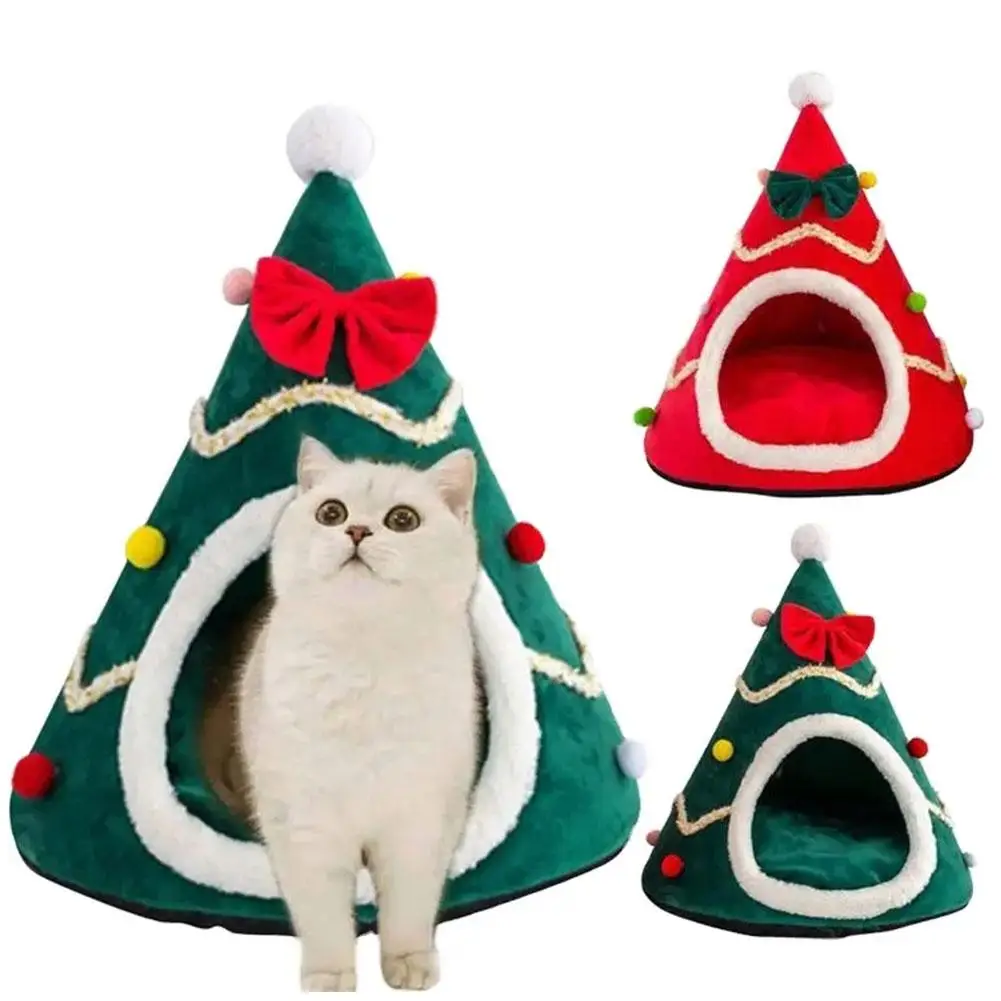 Christmas Cat Bed Dog Tent House Mat Pet Self-Warming 2 in 1 x Cave Cute Sofa for Small Dog Kitten Hut Hideout Green Suppli O8Q7
Christmas Cat Bed Dog Tent House Mat Pet Self-Warming 2 in 1 x Cave Cute Sofa for Small Dog Kitten Hut Hideout Green Suppli O8Q7