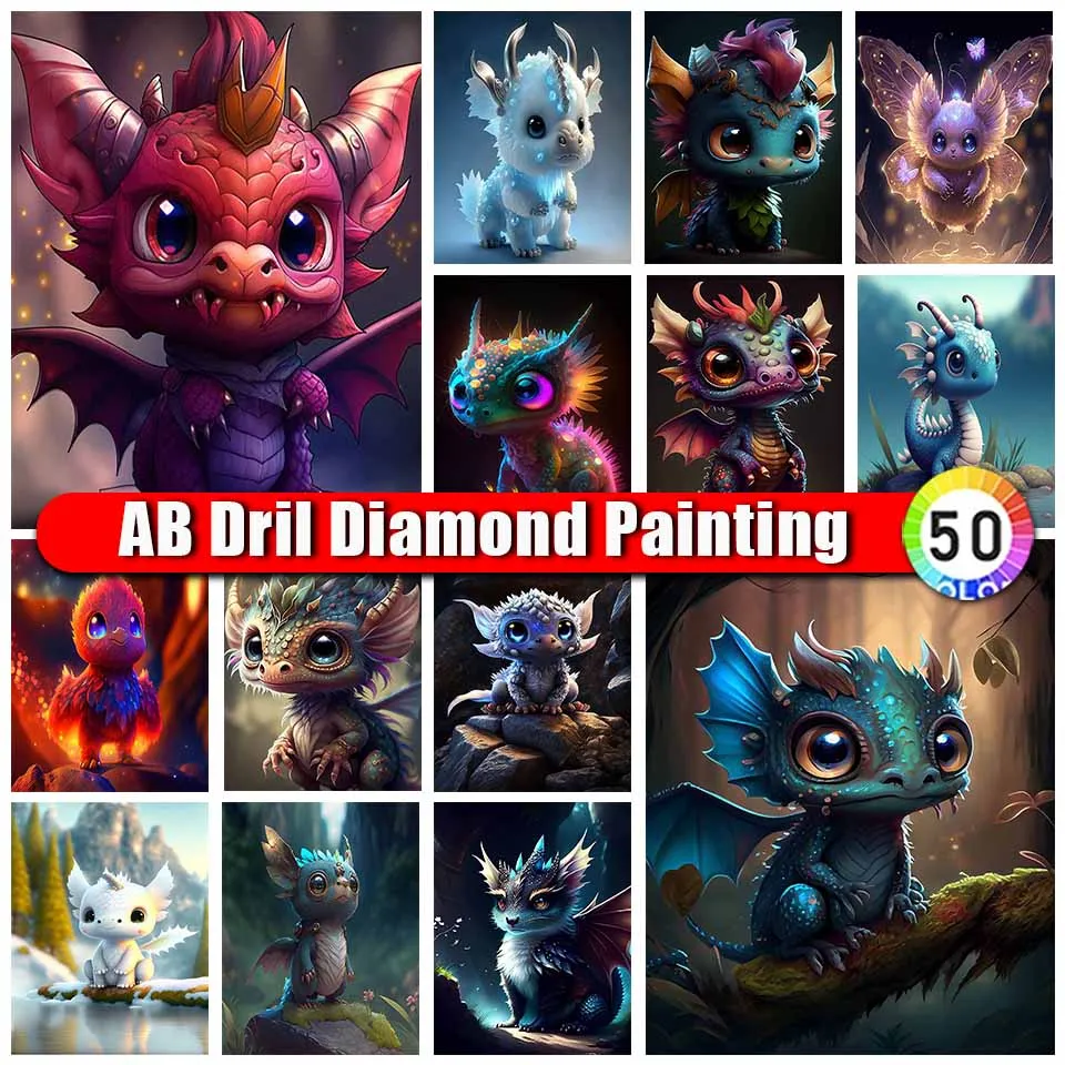 Zipper Bag DIY AB Diamond Mosaic Embroidery Cute Dragon Set 5d Diamond Painting Cartoon Animal Cross Stitch Children Gifts New
Zipper Bag DIY AB Diamond Mosaic Embroidery Cute Dragon Set 5d Diamond Painting Cartoon Animal Cross Stitch Children Gifts New