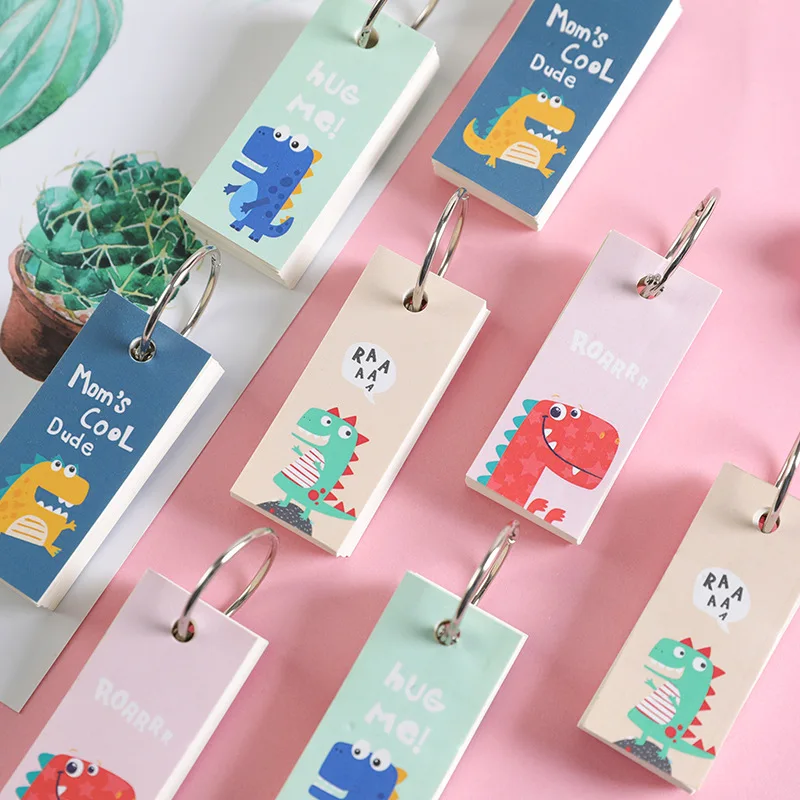 Dinosaur Small Iron Ring Memo Pad Student Mini Vocabulary Book Portable Loose Leaf Notebook
Dinosaur Small Iron Ring Memo Pad Student Mini Vocabulary Book Portable Loose Leaf Notebook