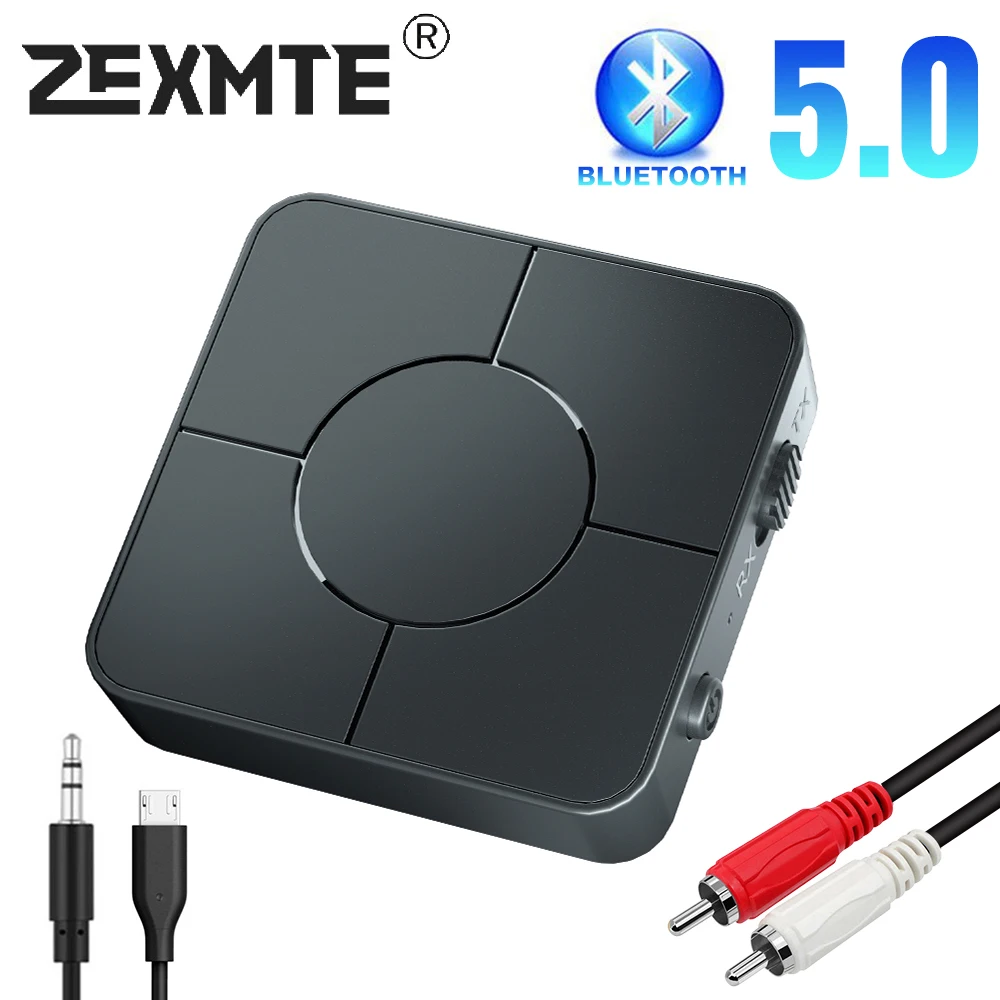 

Zexmte KN326 Bluetooth 5.0 Wireless Adapter BT 5/A2DP/AVRCP Audio Transmitter Support Hands-free Call For Speaker Headset TV Car