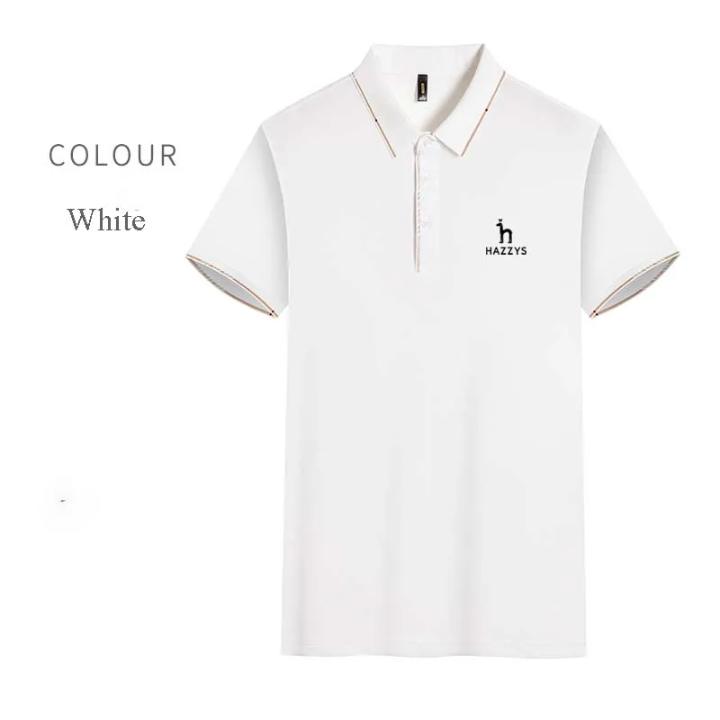 New Men's HAZZYS Golf Women Solid Polo Wear Shirt Lapel Short Sleeved Men Fashion Summer Thin Casual Loose Tops Camping Work
New Men's HAZZYS Golf Women Solid Polo Wear Shirt Lapel Short Sleeved Men Fashion Summer Thin Casual Loose Tops Camping Work