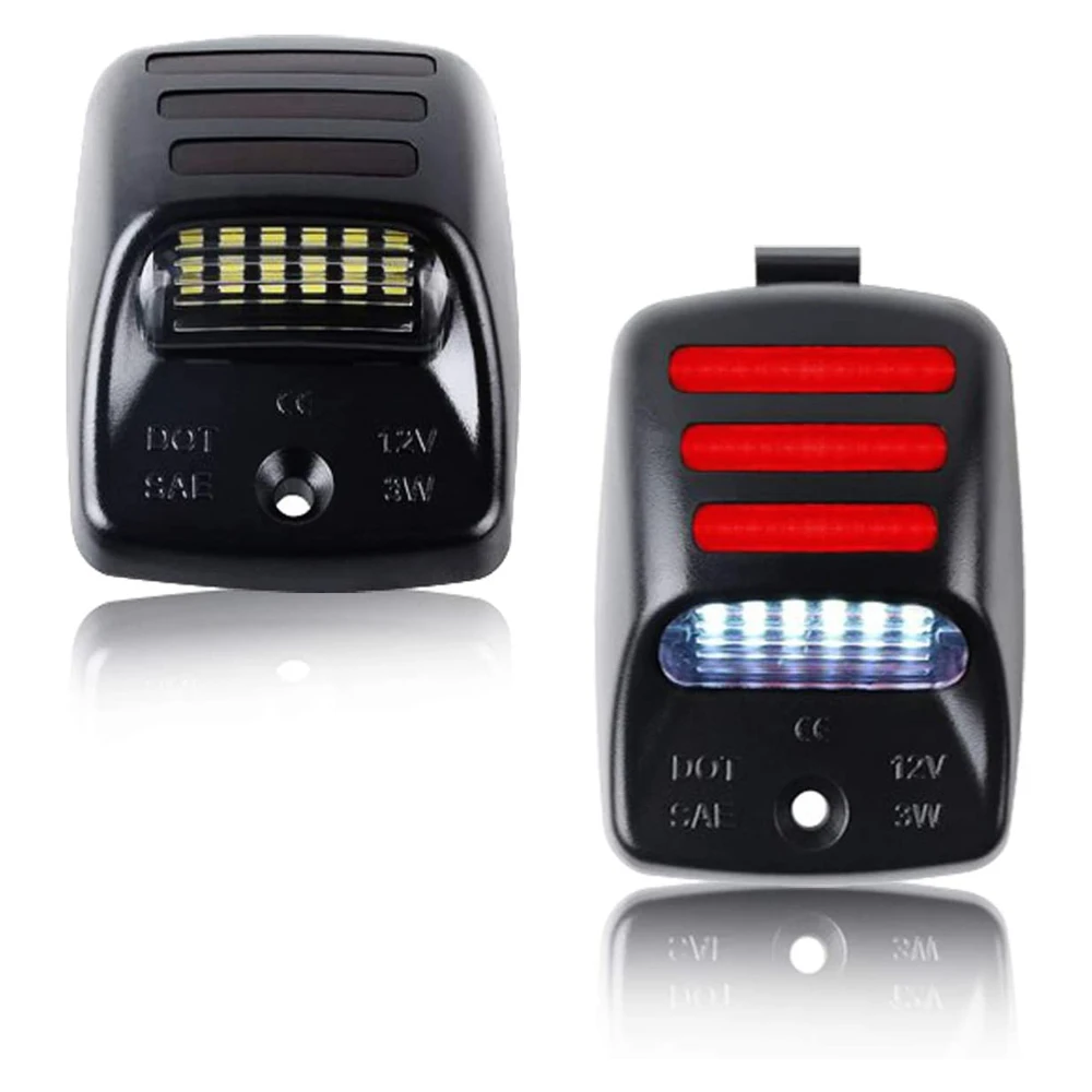 2pcs For Toyota Tacoma 2005-2015 Tundra 2000-2013 Car LED License Number Plate Light with Red Running Lamp Replacement Accessori
2pcs For Toyota Tacoma 2005-2015 Tundra 2000-2013 Car LED License Number Plate Light with Red Running Lamp Replacement Accessori