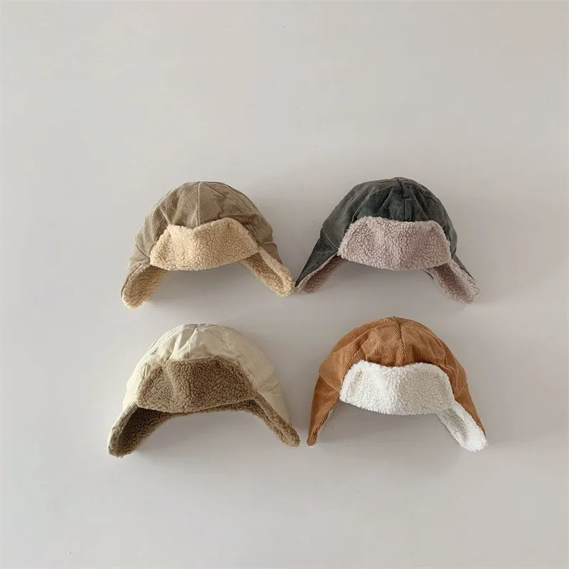 Children Winter Thick Windproof Cap Baby Girl Unisex Plush Ear Protection Hat Boy New Personality Lamb Fleece Lei Feng Caps
Children Winter Thick Windproof Cap Baby Girl Unisex Plush Ear Protection Hat Boy New Personality Lamb Fleece Lei Feng Caps