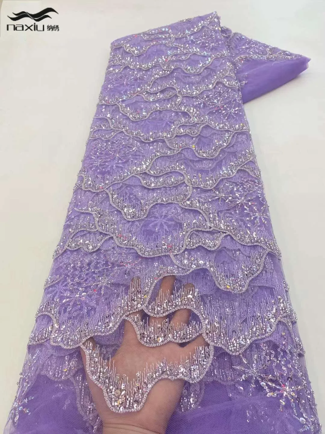 Madison, новинка 2023 года, тюль, кружевная ткань, роскошная африканская кружевная ткань с вышивкой, французские нигерийские бусины для стандартного платья