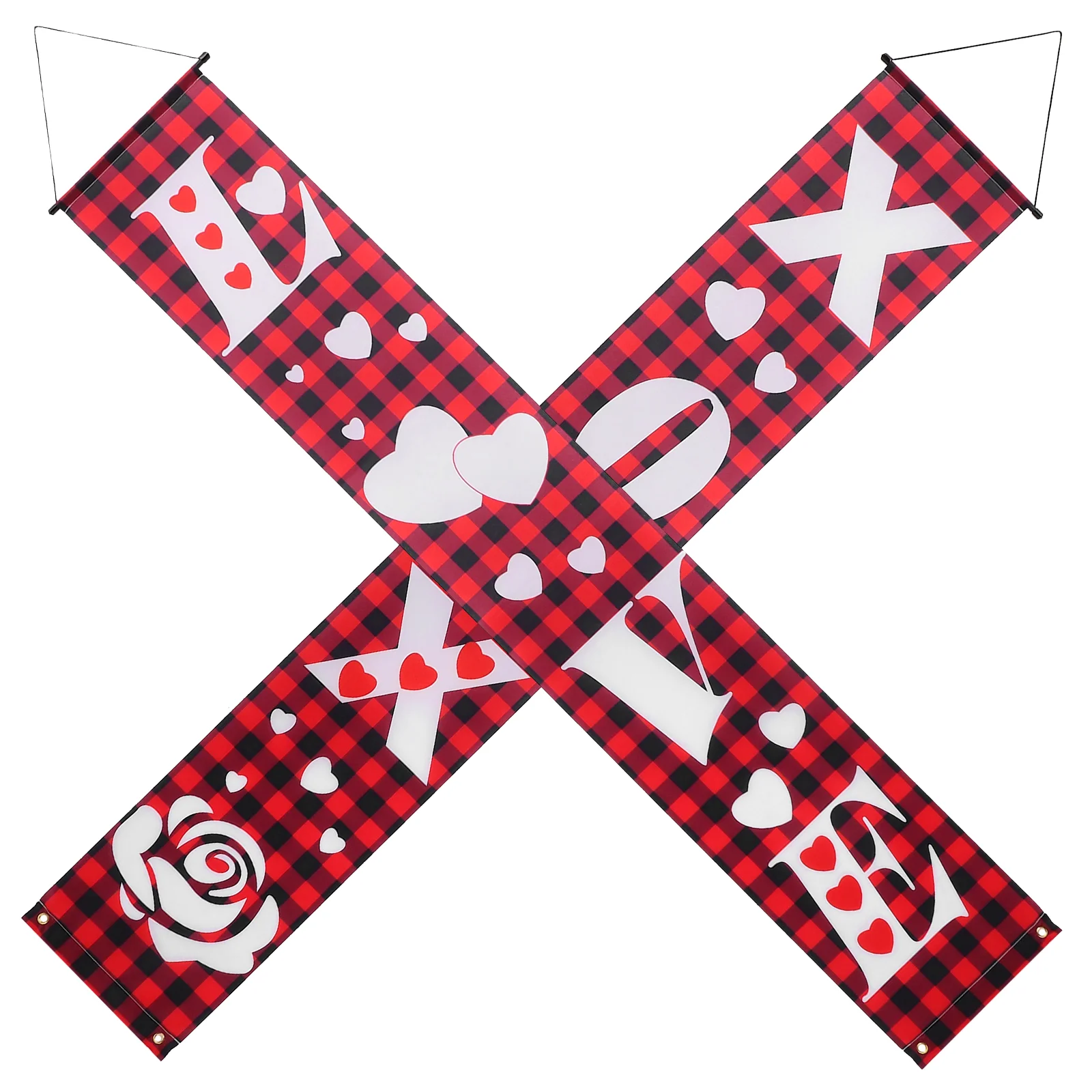 Valentines Day Banner Couplet Front Door Party Supplies Gnome Pattern Porch Sign Household Decor Screen
Valentines Day Banner Couplet Front Door Party Supplies Gnome Pattern Porch Sign Household Decor Screen