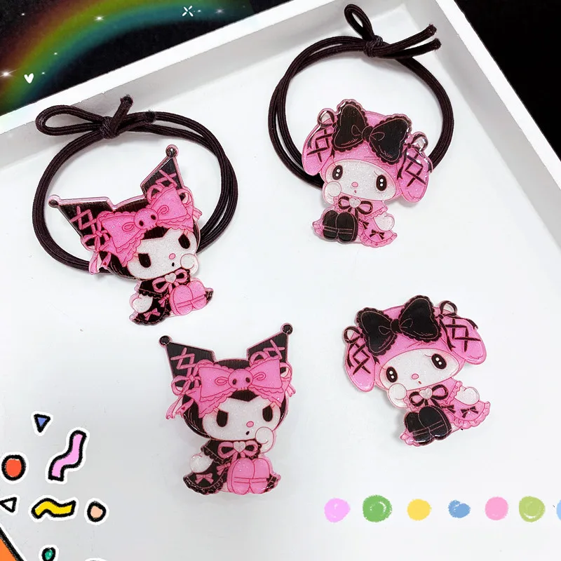 New Sanrio My Melody Kuromi Hair Band Kawaii Hair Clips Ponytail Holder Headband Hair Accessories
New Sanrio My Melody Kuromi Hair Band Kawaii Hair Clips Ponytail Holder Headband Hair Accessories
