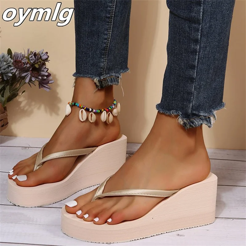 2022 summer women's wedge heel clip-on sandals casual outer wear fashion frosted high-heeled thick-soled flip-flops
2022 summer women's wedge heel clip-on sandals casual outer wear fashion frosted high-heeled thick-soled flip-flops