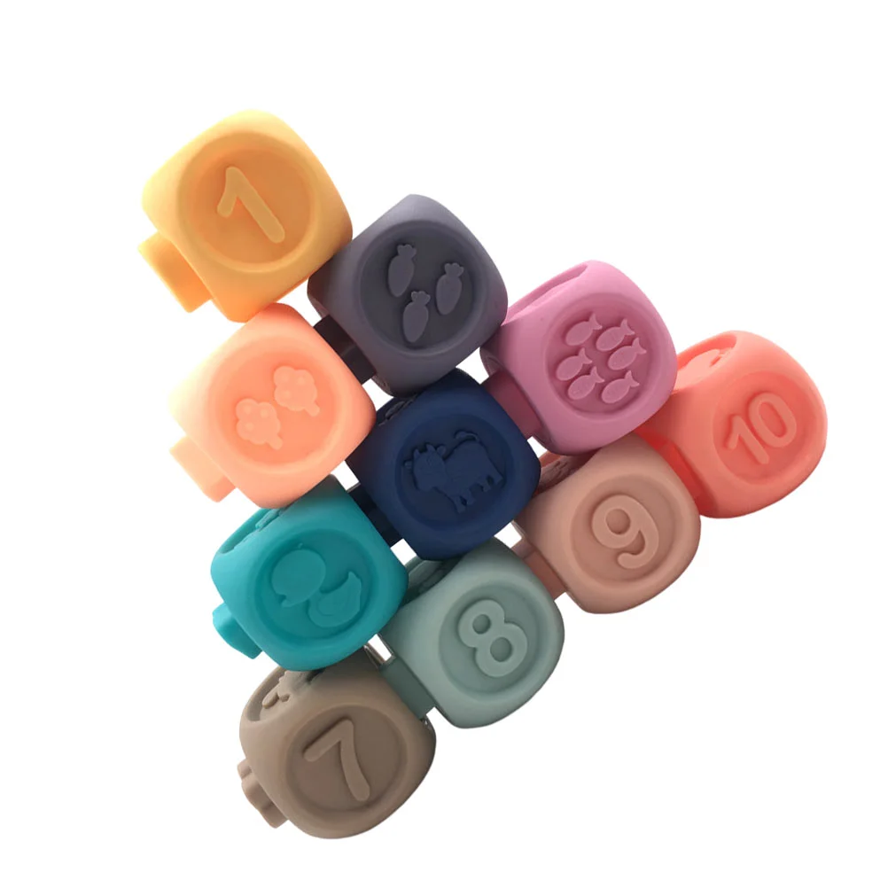 Digital Building Blocks Stacking Toy Kid Recognition Children Playthings Color Cognitive Soft Rubber Baby Learning
Digital Building Blocks Stacking Toy Kid Recognition Children Playthings Color Cognitive Soft Rubber Baby Learning