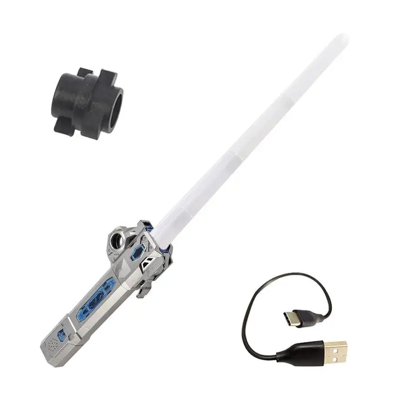 2-In-1 Flashing Lightsaber Double Swords Light Saber Lightstick Lighting Cosplay Toys With Sound And Light For Boys Girls Gift 
2-In-1 Flashing Lightsaber Double Swords Light Saber Lightstick Lighting Cosplay Toys With Sound And Light For Boys Girls Gift