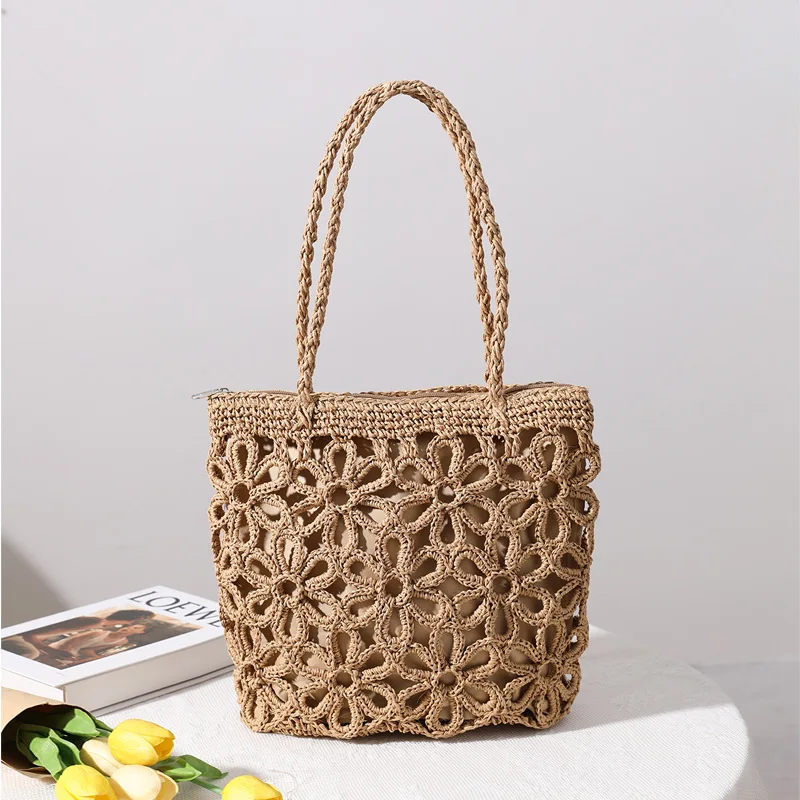 Straw Bags For Women Luxury Designer Handbags And Purse 2023 New In Casual Hollow Out Flowers Handmade Woven Shoulder Beach Bag
Straw Bags For Women Luxury Designer Handbags And Purse 2023 New In Casual Hollow Out Flowers Handmade Woven Shoulder Beach Bag