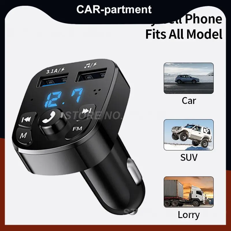 Dual Usb Car Fast Charging 3.1a Fm Bluetooth Receiver Smart Fast Charging Multifunctional Car Music U Disk Supplies Car Charger
Dual Usb Car Fast Charging 3.1a Fm Bluetooth Receiver Smart Fast Charging Multifunctional Car Music U Disk Supplies Car Charger